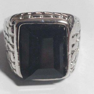 Men's Black Onyx Cubic Zirconia so 7,10,8